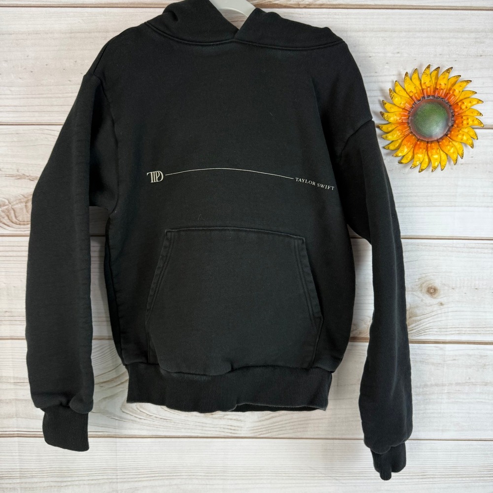 The Tortured Poets Department Taylor Swift Black‎ Hoodie XS